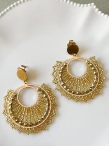 boucles Simone doré