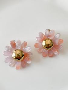 boucles Emma rose doré