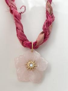 Collier Paola rose