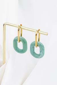 boucles Una vert doré de Shlomit Ofir