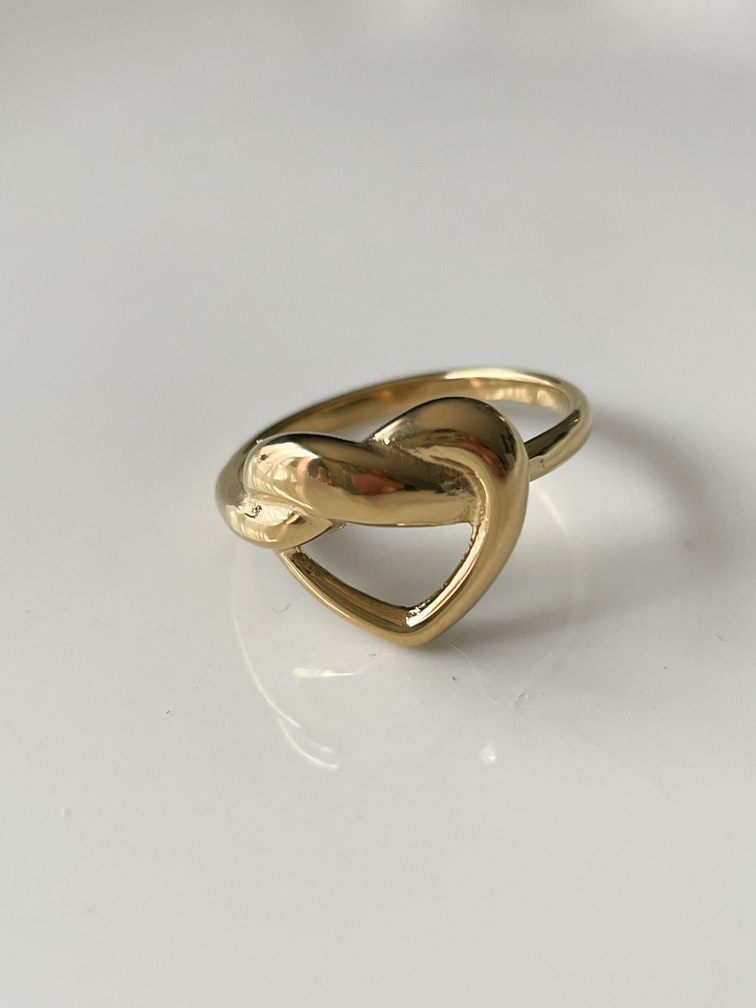 bague Coeur doré 