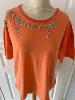 t shirt corail strass 36/42