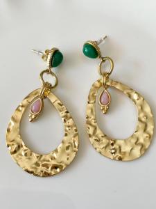 boucles Byzance doré