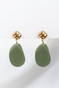 boucles Talia vert doré de Shlomit 