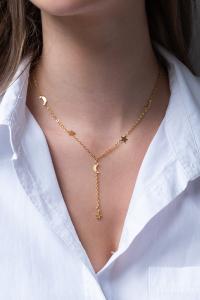 collier Noelle doré de Shlomit Ofir