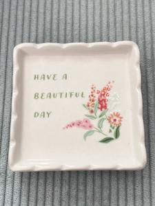 Assiette beautiful day porcelaine