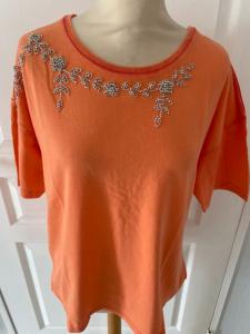 t shirt corail strass 36/42