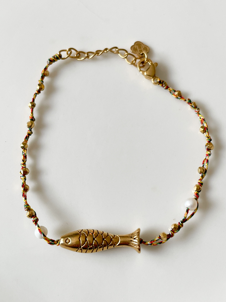 bracelet Poisson doré