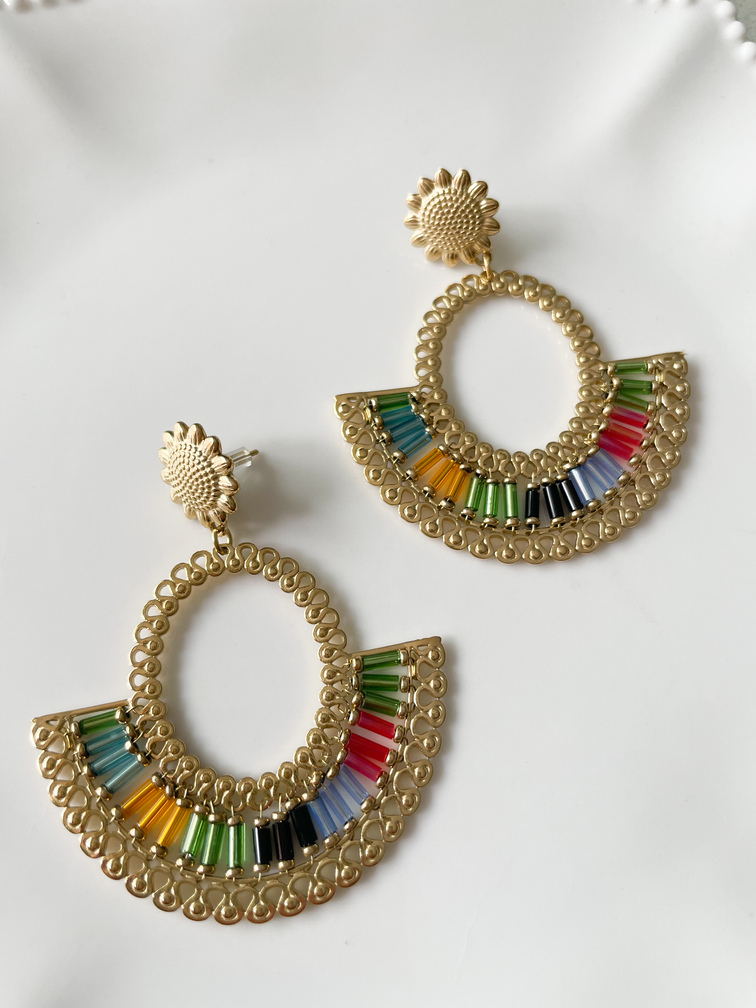 boucles Maé multi doré