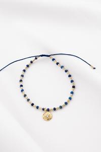 Bracelet Yara bleu doré de Shlomit Ofir