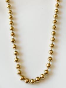 collier boule doré