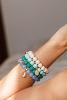 Bracelet Lara bleu marine doré de Shlomit Ofir