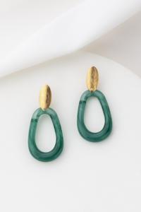 boucles Clara vert doré de Shlomit 