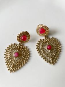 boucles Agatha rose doré