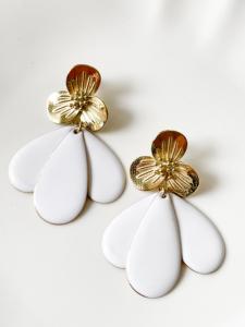 boucles Aurore blanc doré