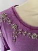 t shirt violet strass 36/42