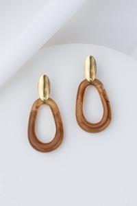 boucles Clara marron doré de Shlomit 