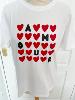 t shirt blanc Amour 36/42